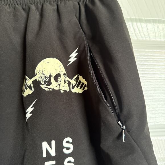 Men's Black Graphic Shorts - Picture 13 of 15